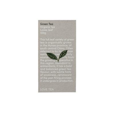 Love Tea Organic Green Tea Loose Leaf 100g